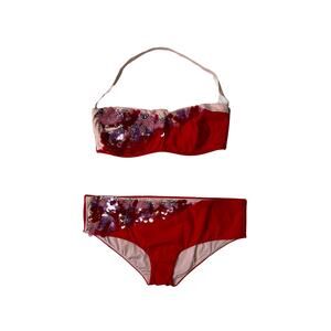 2-8 LA PERLA NWT Women's Swimsuit Two Piece Pink Red Size 40B/XL $490 Each
